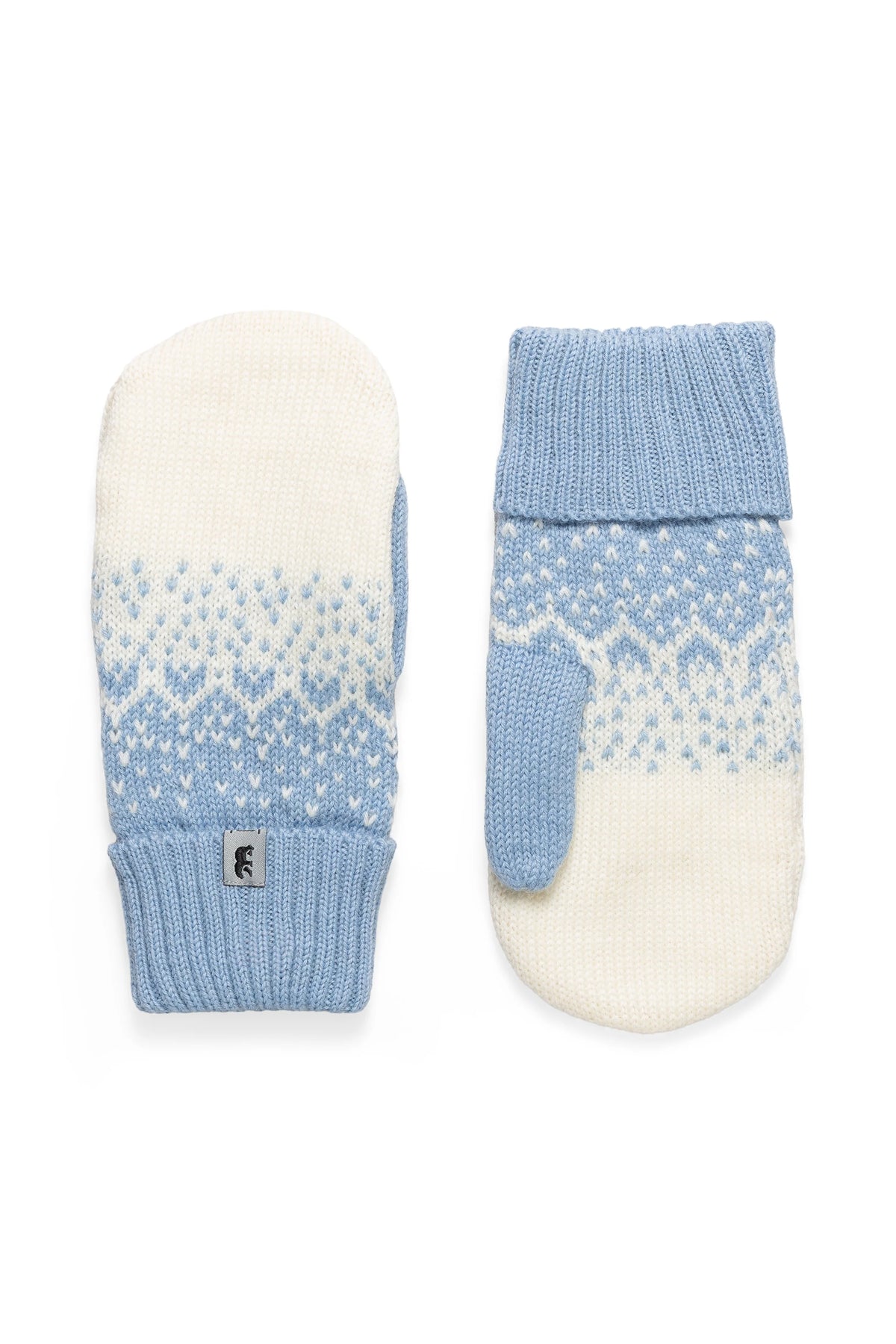 Snow Storm Colorful Wool Mitten